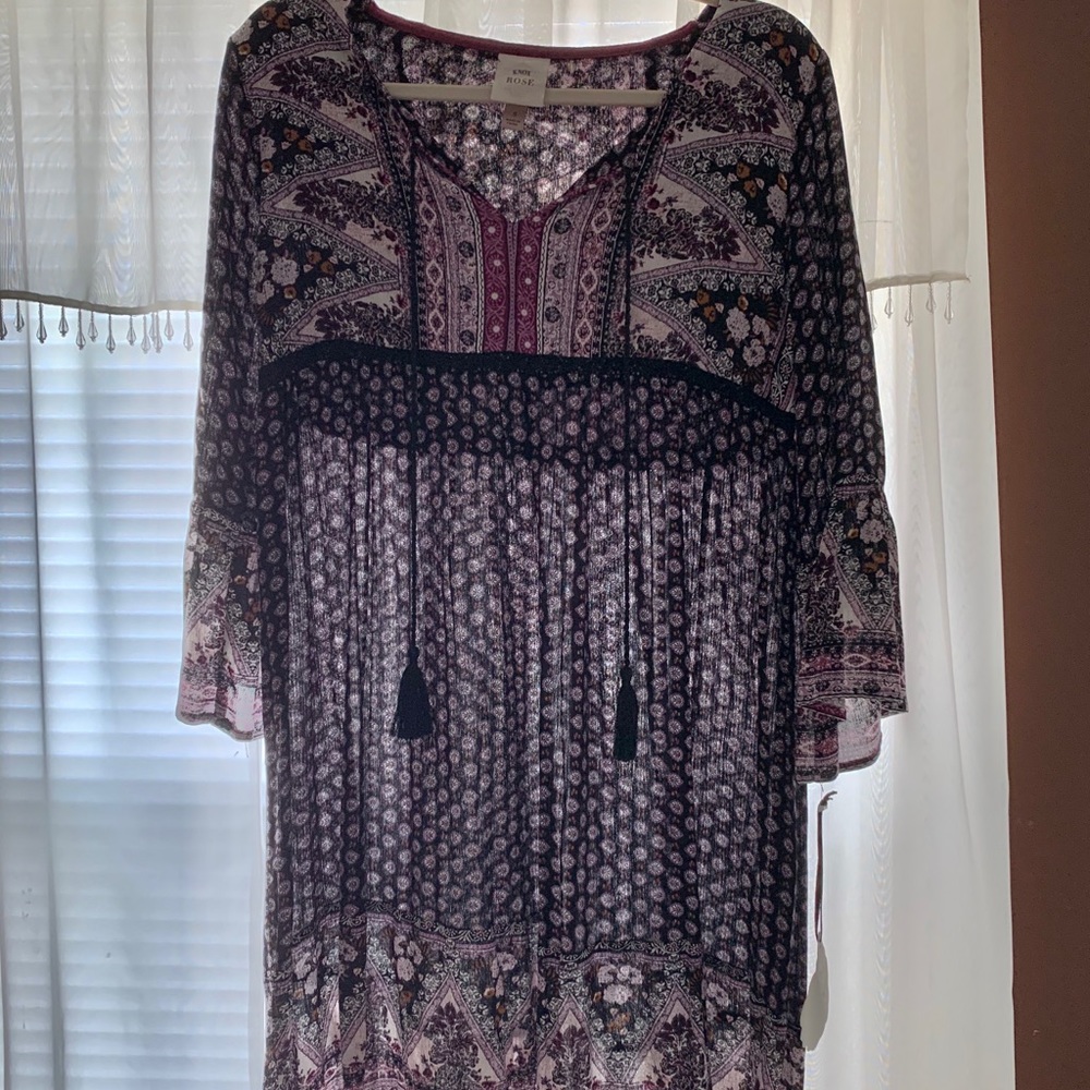 High low Boho dress